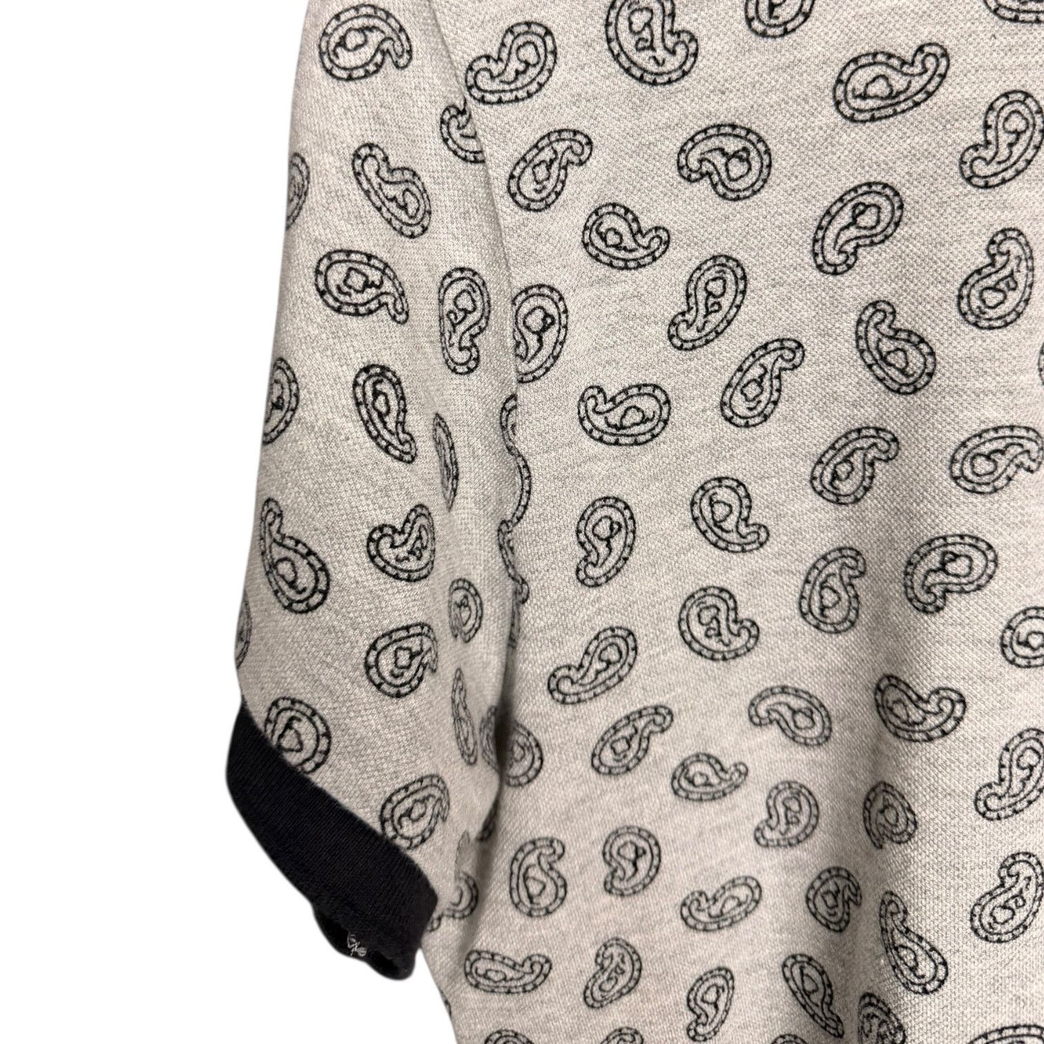 Marc by Marc Jacobs Marc by Marc Jacobs Paisley Gray Polo with Blue Trim Men's L Size US L / EU 52-54 / 3 - 3 Thumbnail