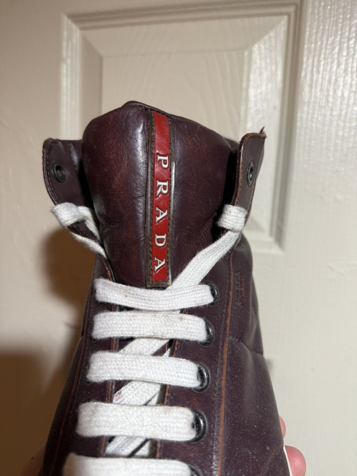 Prada Prada fidello Vintage hi-top sneakers Size US 9.5 / EU 42-43 - 7 Thumbnail