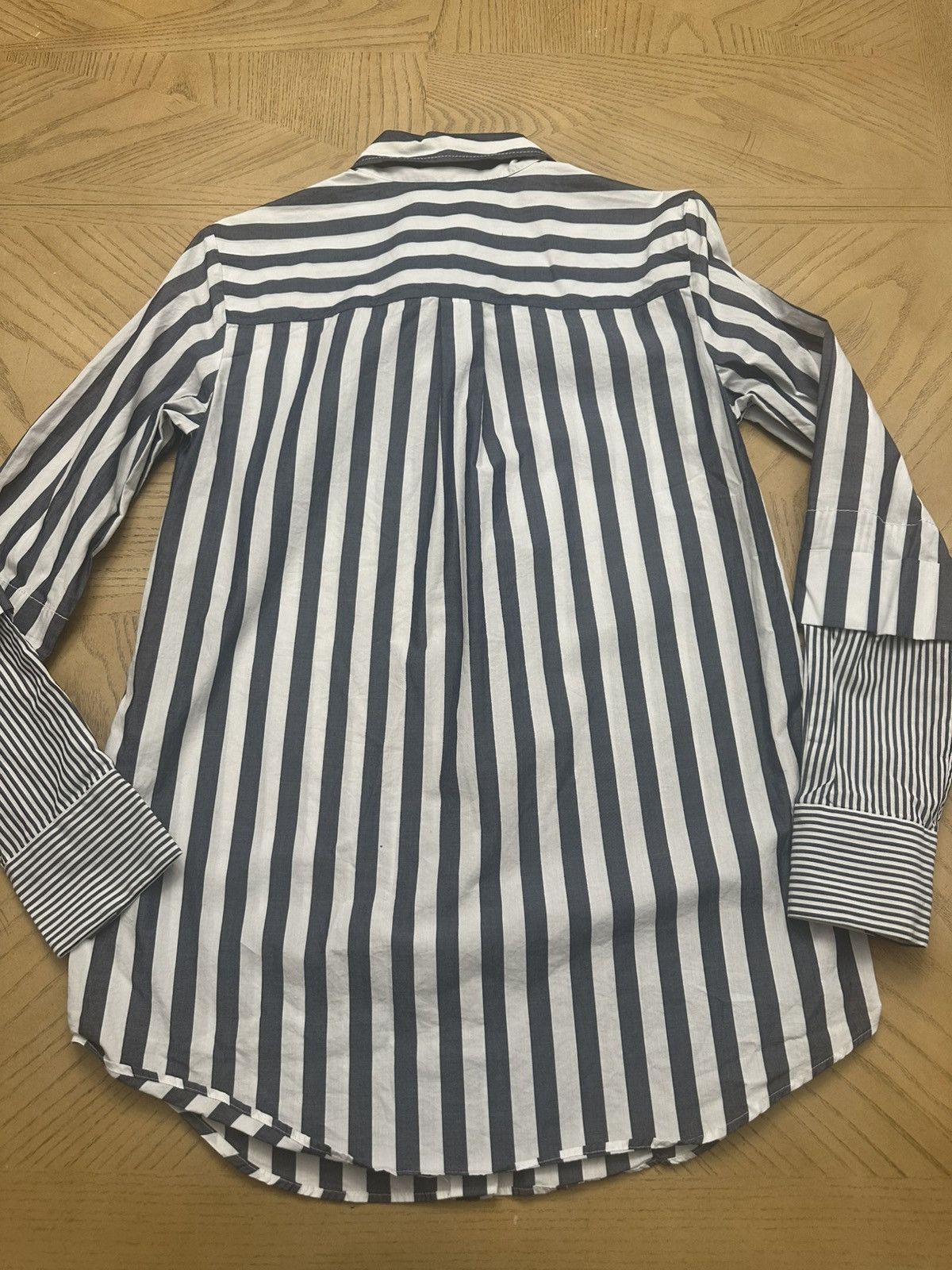 Piazza Sempione PIAZZA SEMPIONE Striped Shirt Blue and white Size M / US 6-8 / IT 42-44 - 9 Thumbnail