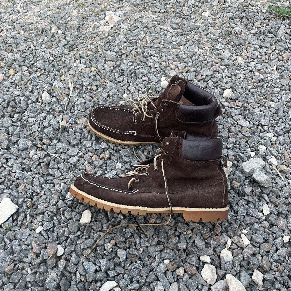Vibram wabasha chukka boot copper rough cut brown leather Shoes Size US 11.5 / EU 44-45 - 1 Thumbnail