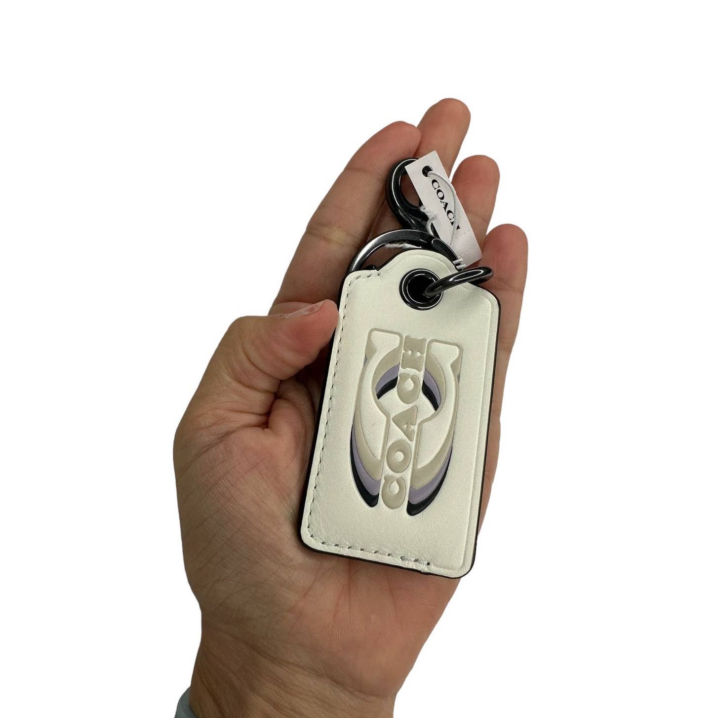 Coach Coach Bottle Opener Key Fob With Coach Stamp Chalk Size ONE SIZE - 4 Thumbnail