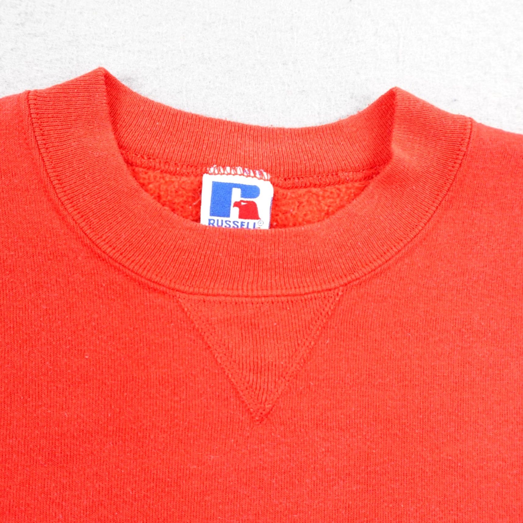 Russell Athletic VINTAGE Russell Athletic Sweatshirt Mens L Red Crewneck Pullover USA 90s Sweatshirt Size US L / EU 52-54 / 3 - 2 Thumbnail