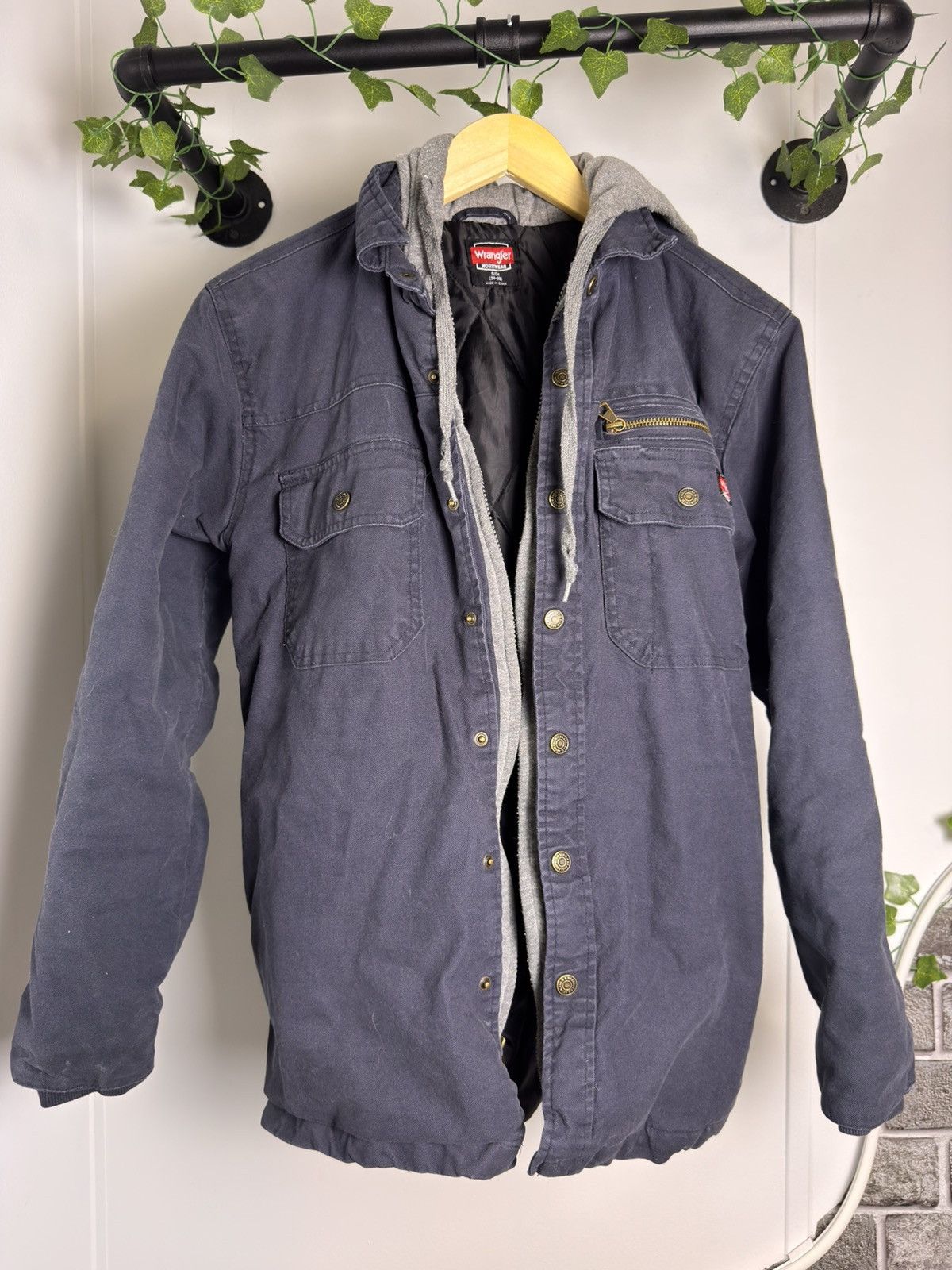 Wrangler Wrangler Workwear Blue Gray Winter Coat Small Good Condition Size US S / EU 44-46 / 1 - 2 Thumbnail