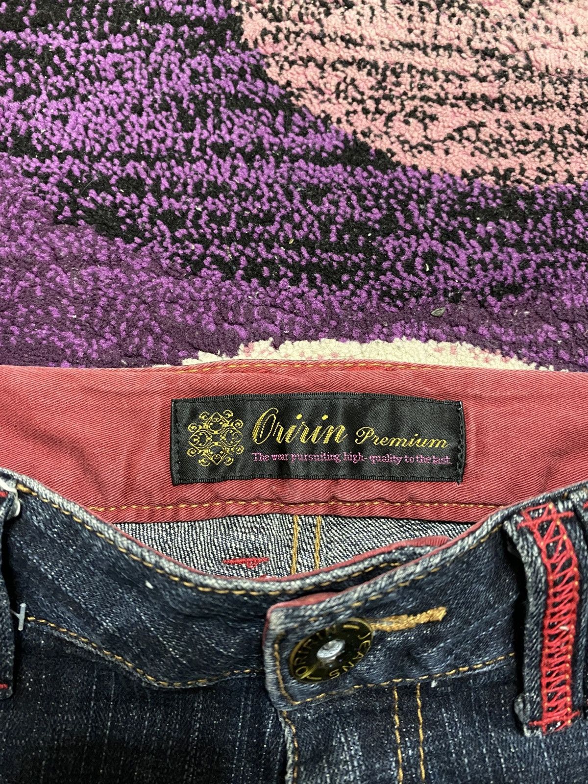 If Six Was Nine × Japanese Brand 💥Flare💥 Origin Jeans Bootcut Denim Japanese Brand Size US 30 / EU 46 - 4 Thumbnail
