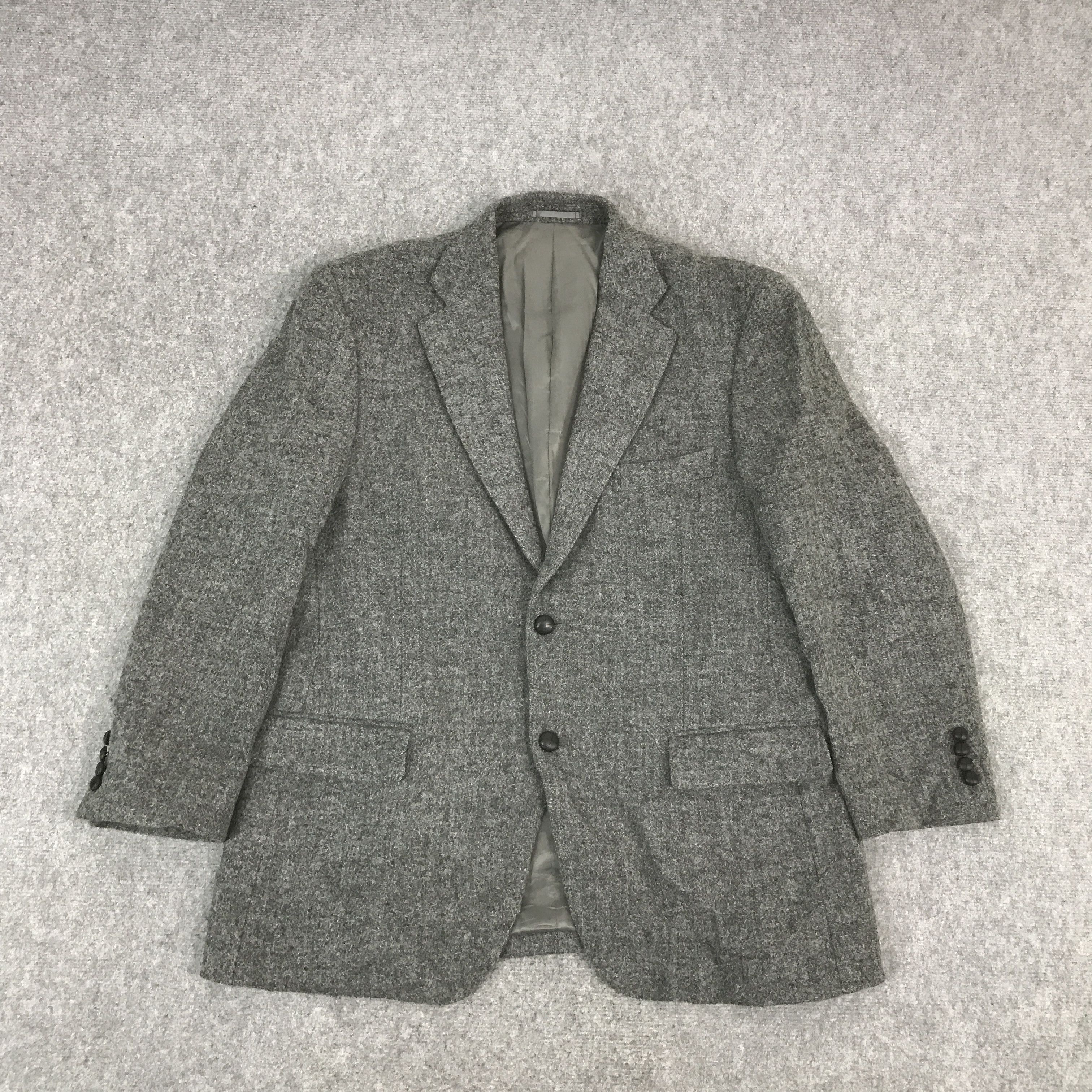 Harris Tweed HARRIS TWEED WOOL CLASSIC BLAZER JACKET Size L / US 10 / IT 46 - 1 Thumbnail
