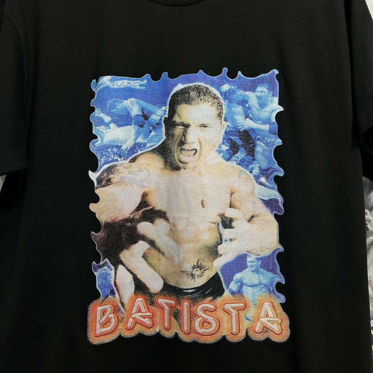 WWE BATISTA WWE VINTAGE SHIRT 2000’s MEXICAN VERSION Size US L / EU 52-54 / 3 - 2 Thumbnail