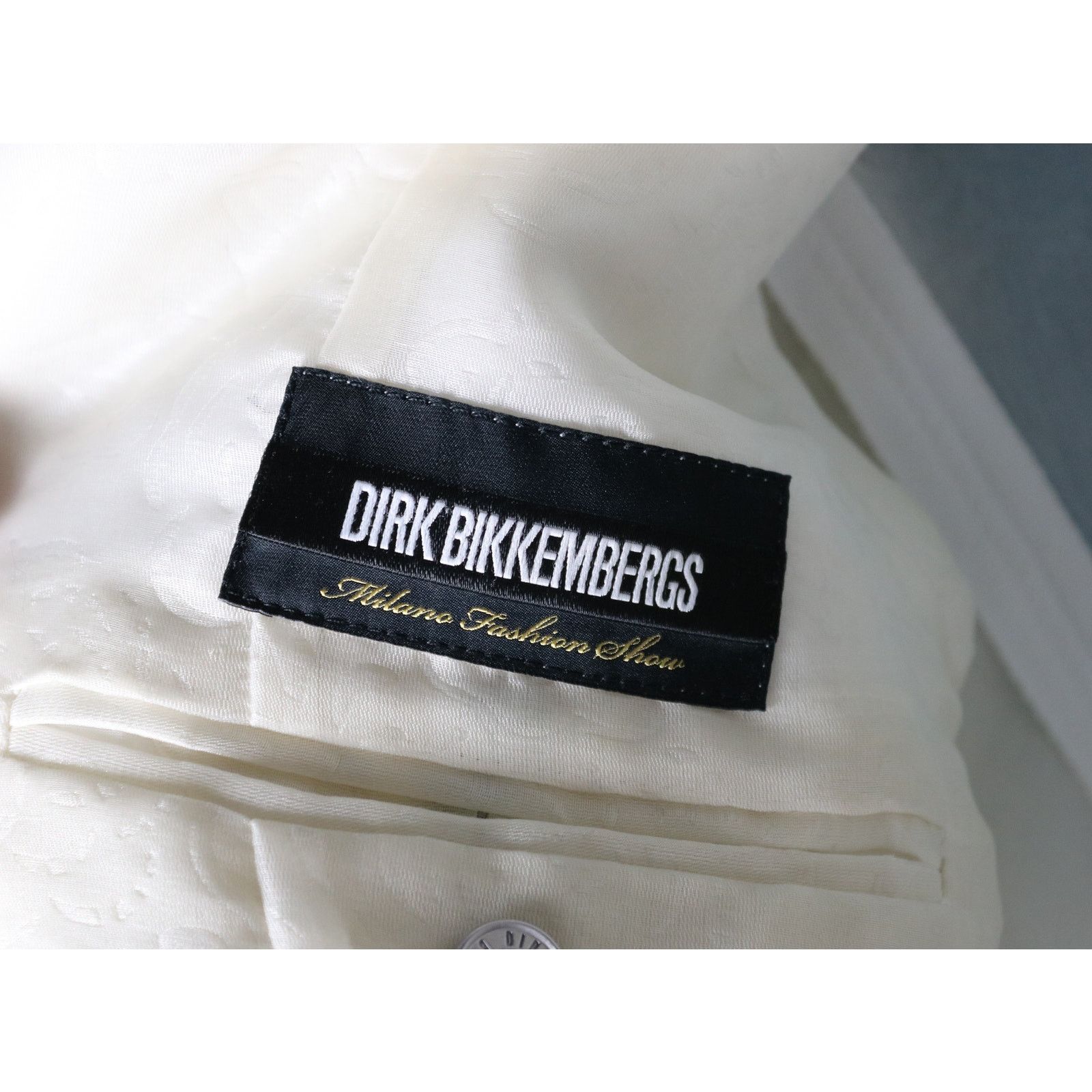Dirk Bikkembergs Dirk Bikkembergs Silk Blend Floral Jacquard Chiffon Suit Size 38R - 6 Thumbnail