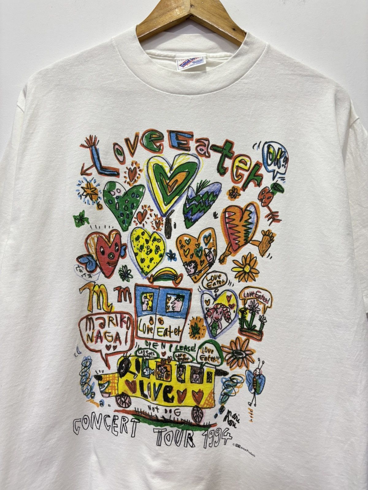 Band Tees Vintage Mariko Nagai Concert Tour 1994 Tshirt Size US L / EU 52-54 / 3 - 2 Thumbnail