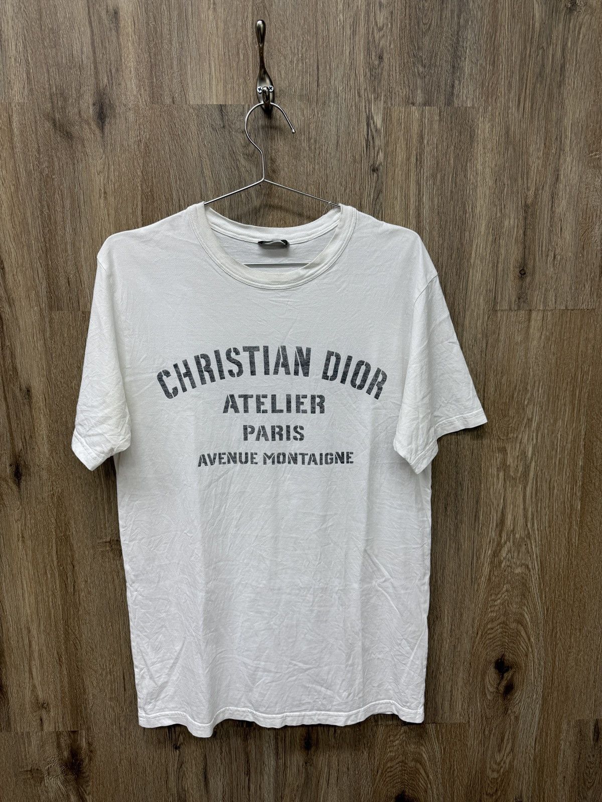 Dior Christian Dior Atelier White Tee Size US S / EU 44-46 / 1 - 1 Thumbnail