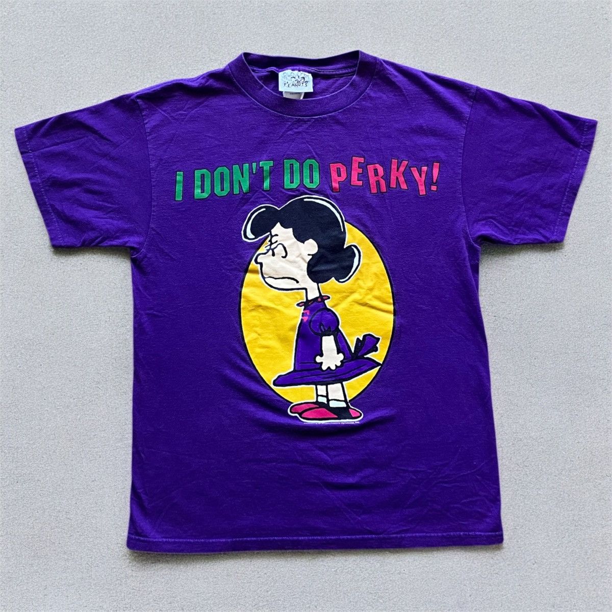 Peanuts Vintage 90s Peanuts Shirt Lucy Perky tee VTG snoopy cartoons Size US L / EU 52-54 / 3 - 6 Thumbnail