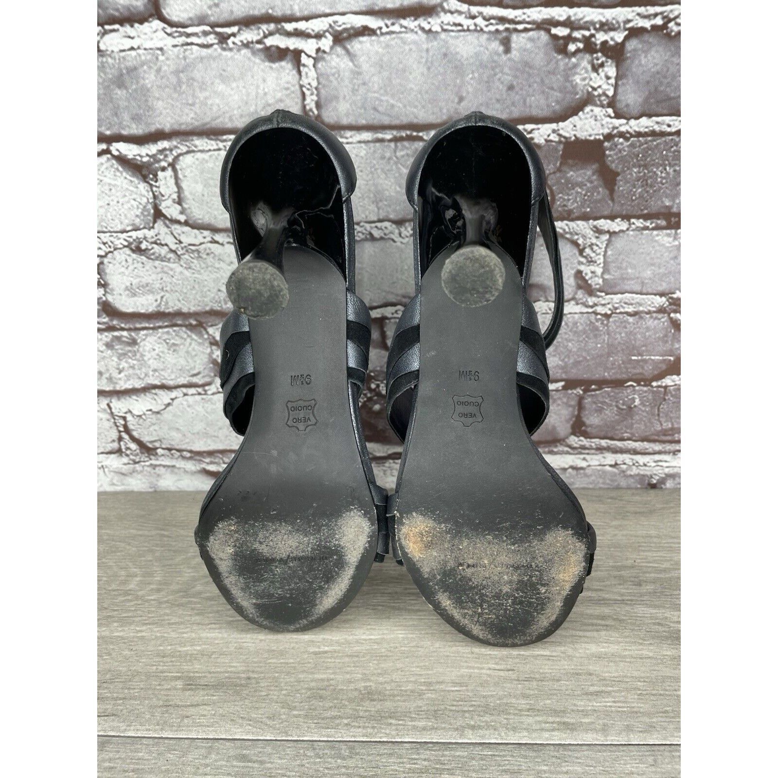 Donald Pliner Donald Pliner Neav Black Suede Shimmer Ankle Strap Heels Wom Size US 9.5 / IT 39.5 - 18 Thumbnail