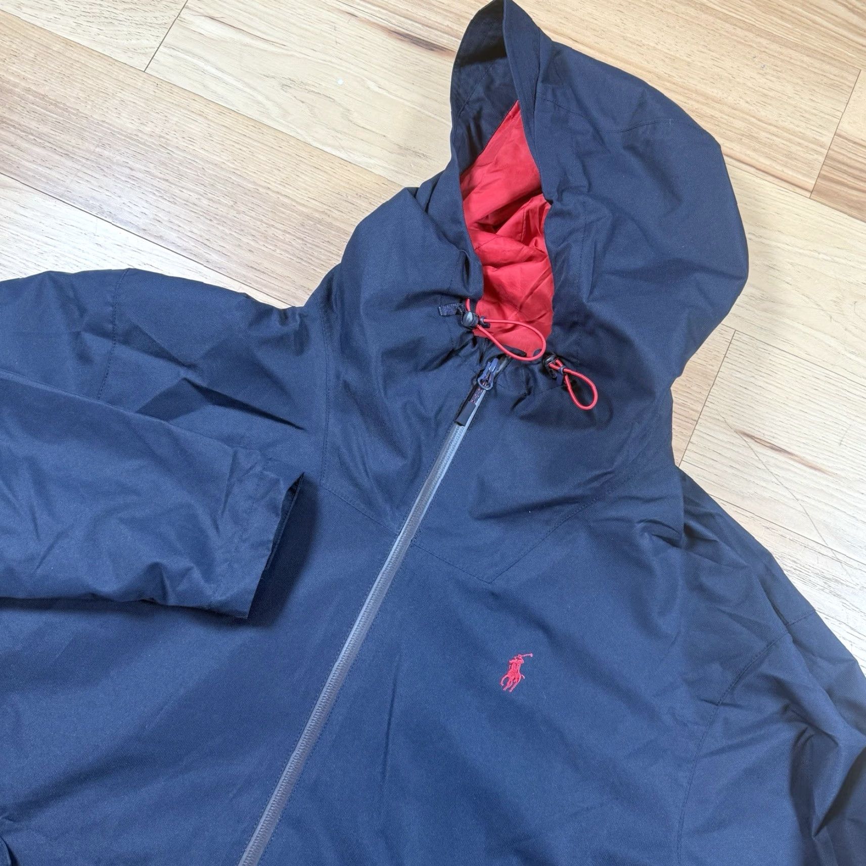 Ralph Lauren Ralph Lauren Polo Performance Jacket Windbreaker Hooded Full Zip Black XL Mens Size US XL / EU 56 / 4 - 2 Thumbnail