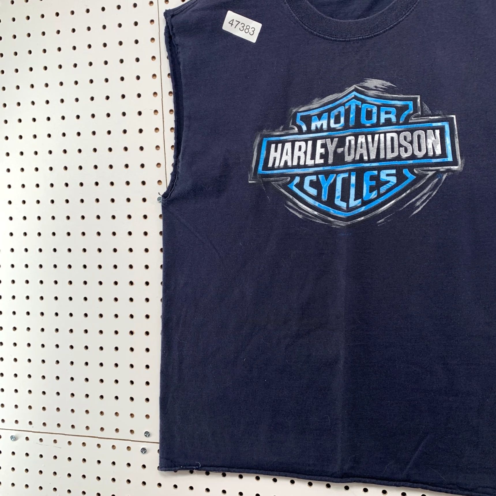 Harley Davidson Harley-Davidson Sleeveless T Shirt Mens Large Blue Tennessee Memphis Size US L / EU 52-54 / 3 - 5 Thumbnail