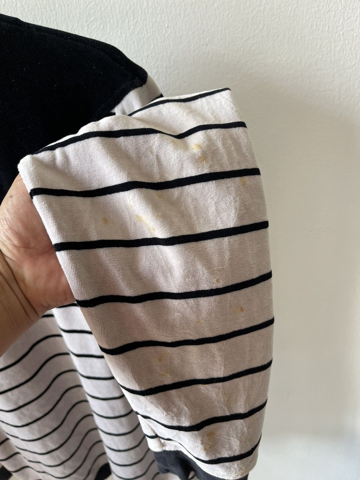 Supreme 2014 Supreme Velour Stripe Half Zipper Size US L / EU 52-54 / 3 - 8 Thumbnail
