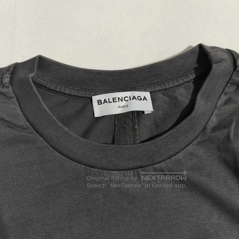 Balenciaga Balenciaga Small Logo Women's Short Sleeve T-Shirt Size XS / US 0-2 / IT 36-38 - 4 Thumbnail