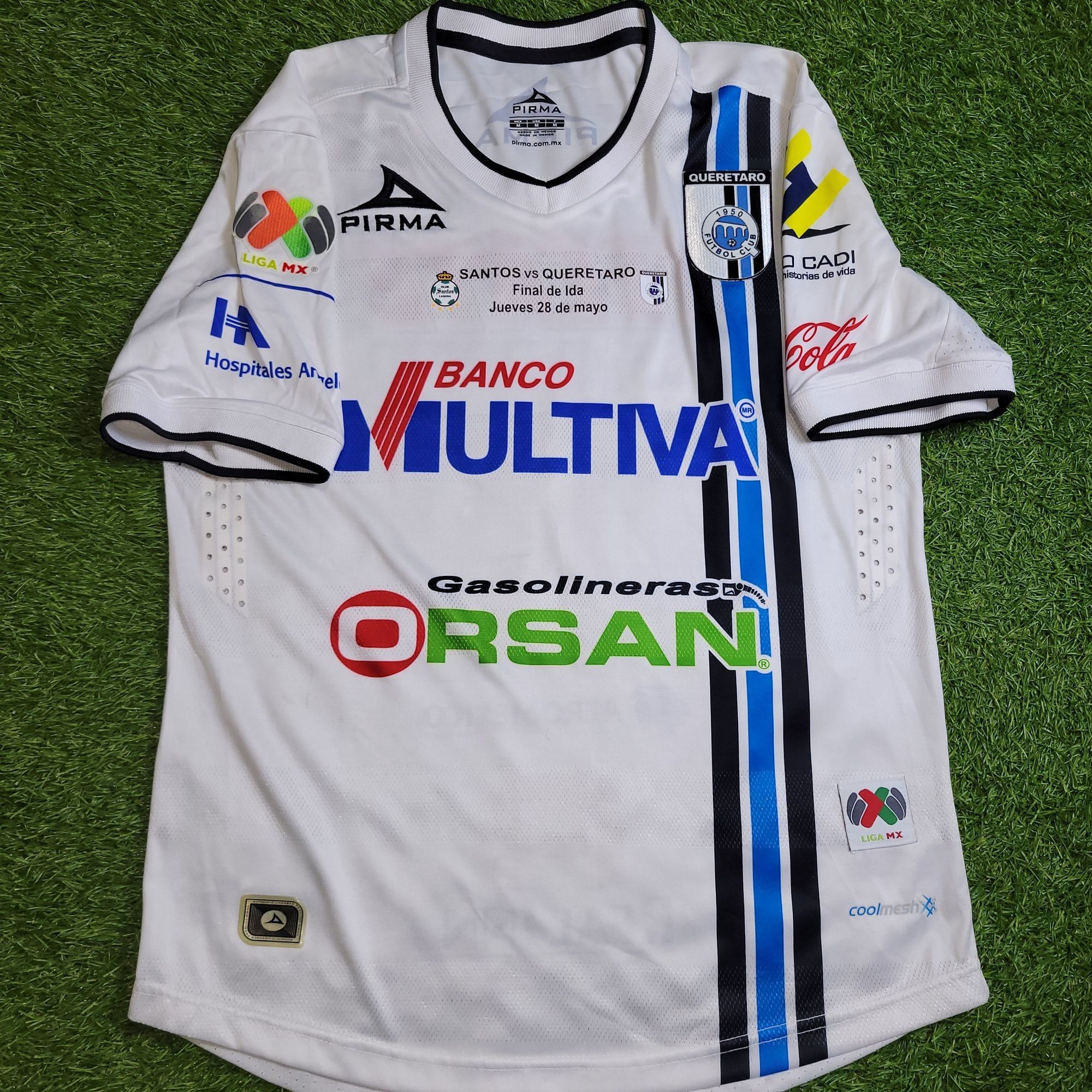 Other Ronaldinho Queretaro PLAYER ISSUE 2014 Away Soccer Jersey M Size US M / EU 48-50 / 2 - 2 Thumbnail