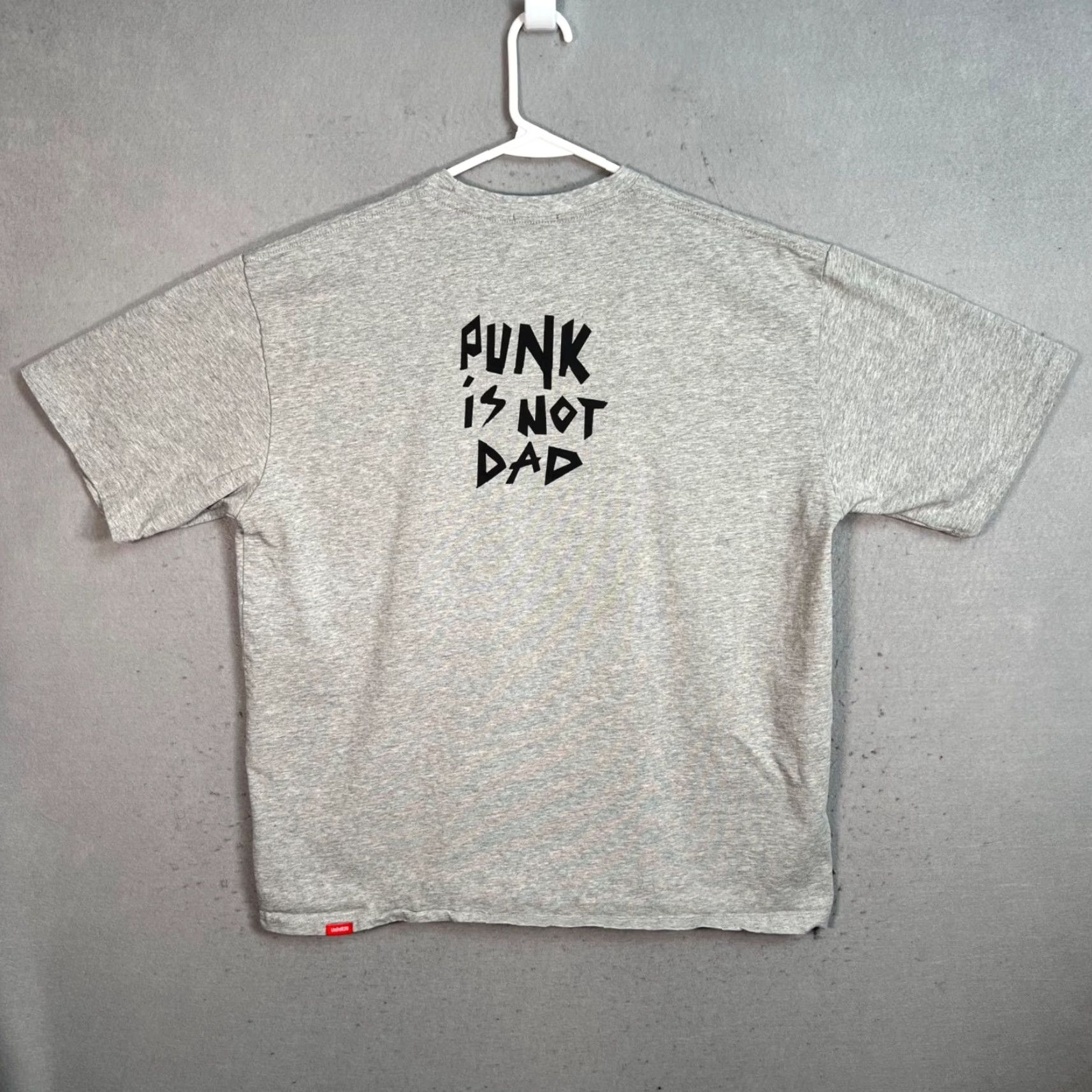 Vintage VINTAGE UnderR20 Punk Is Not Dad Graphic T-Shirt Grey Adult Medium Mens Size US M / EU 48-50 / 2 - 2 Thumbnail