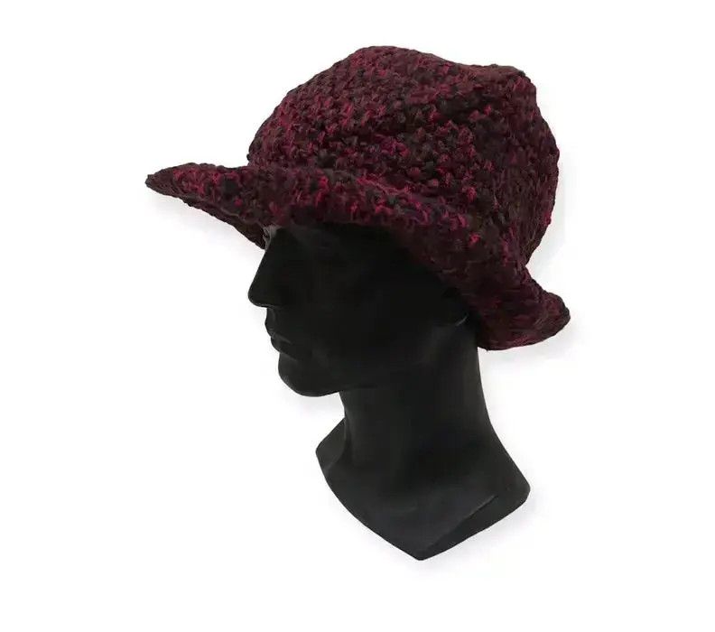 Japanese Brand Japanese Brand Knit Bucket Hat Size ONE SIZE - 1 Thumbnail