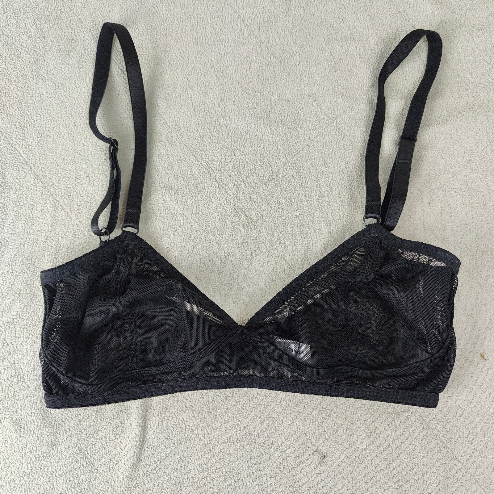 KYE Kye Intimates Form Bra Womens 1 30C 32B 34A Black Mesh Size ONE SIZE - 1 Thumbnail