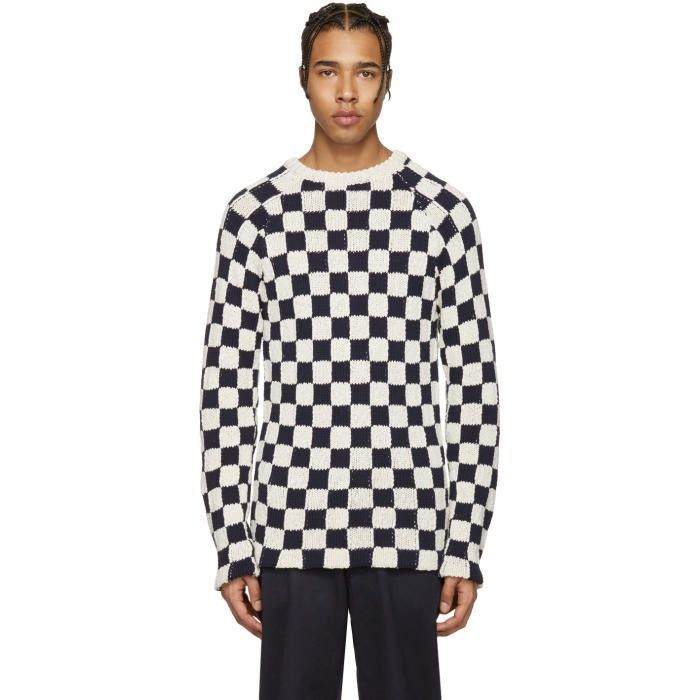 Acne Studios *RARE* Acne Studios Korus Check checked sweater knit Size US M / EU 48-50 / 2 - 2 Thumbnail