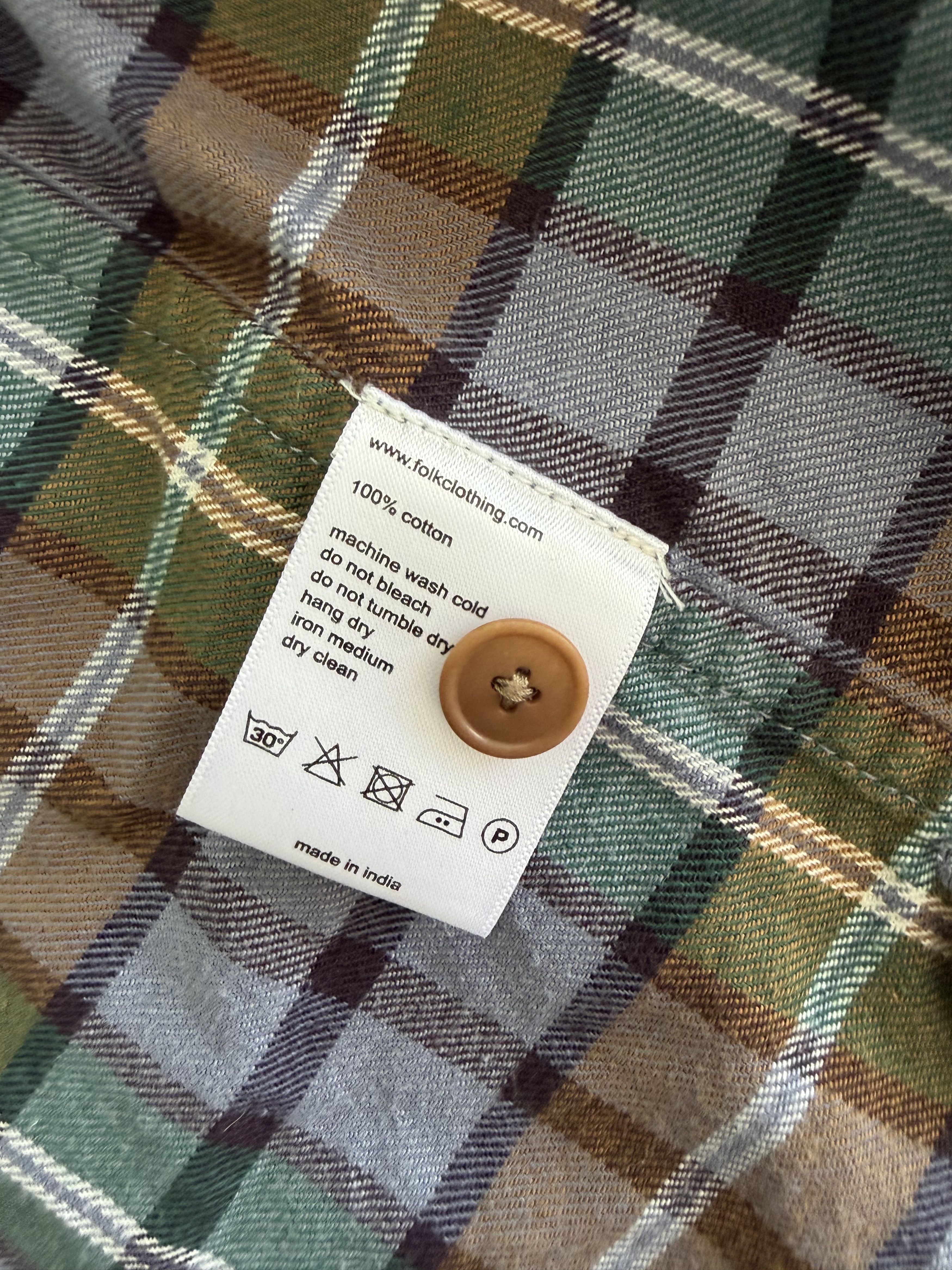 Folk Folk Flannel Shirt Size US L / EU 52-54 / 3 - 6 Thumbnail