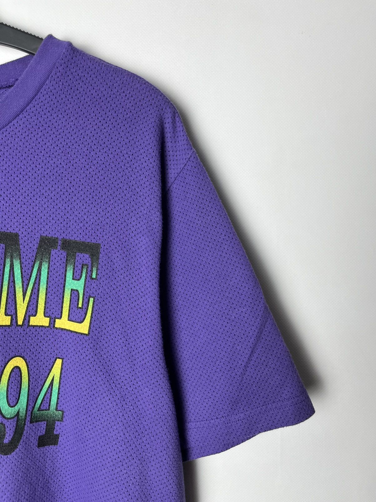 Supreme Supreme Cotton Mesh Logo Gradient Short-Sleeve Top 'Purple' Size US M / EU 48-50 / 2 - 4 Thumbnail
