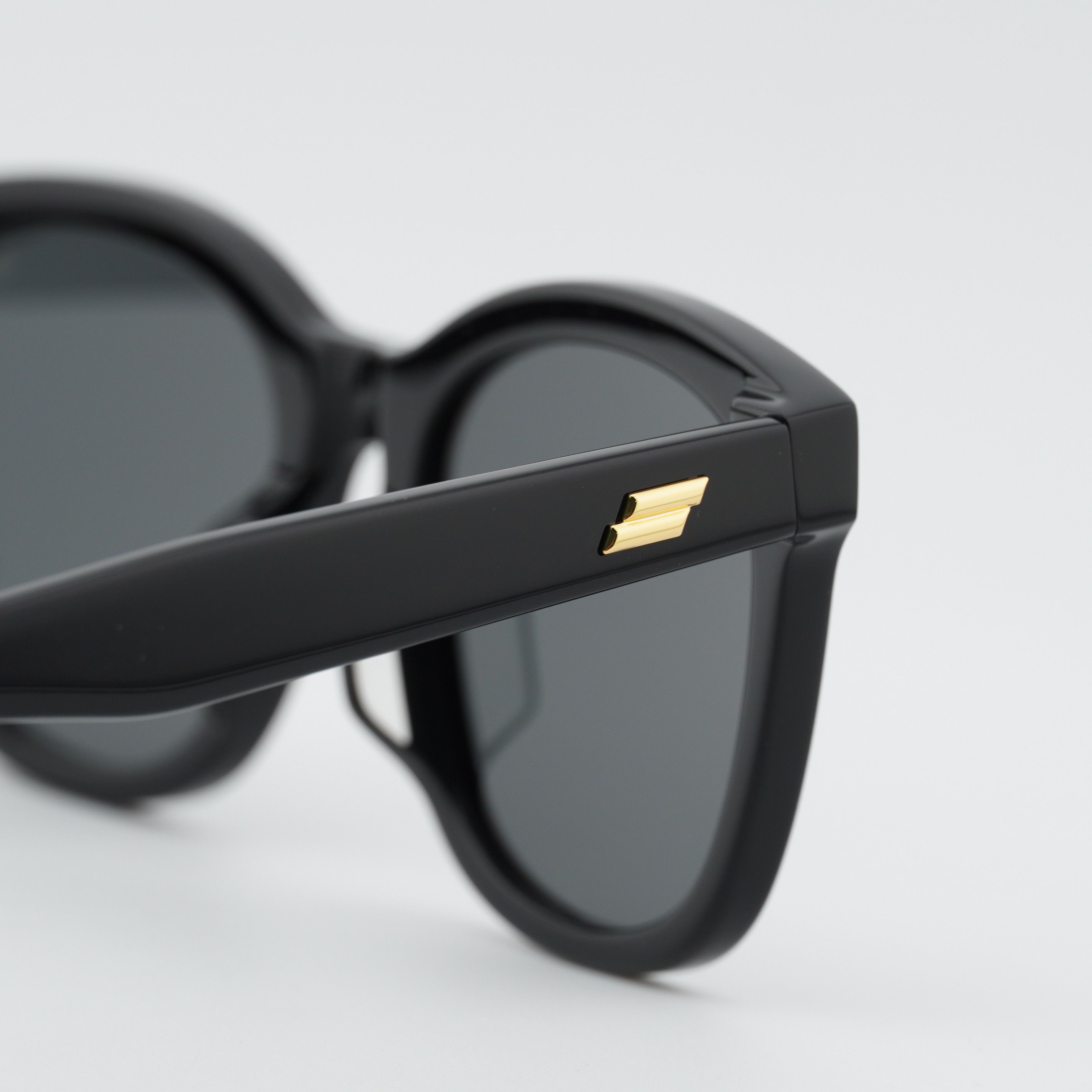 Bottega Veneta Bottega Veneta BV1080SK 001 Unisex Sunglasses Black Square Size ONE SIZE - 5 Thumbnail