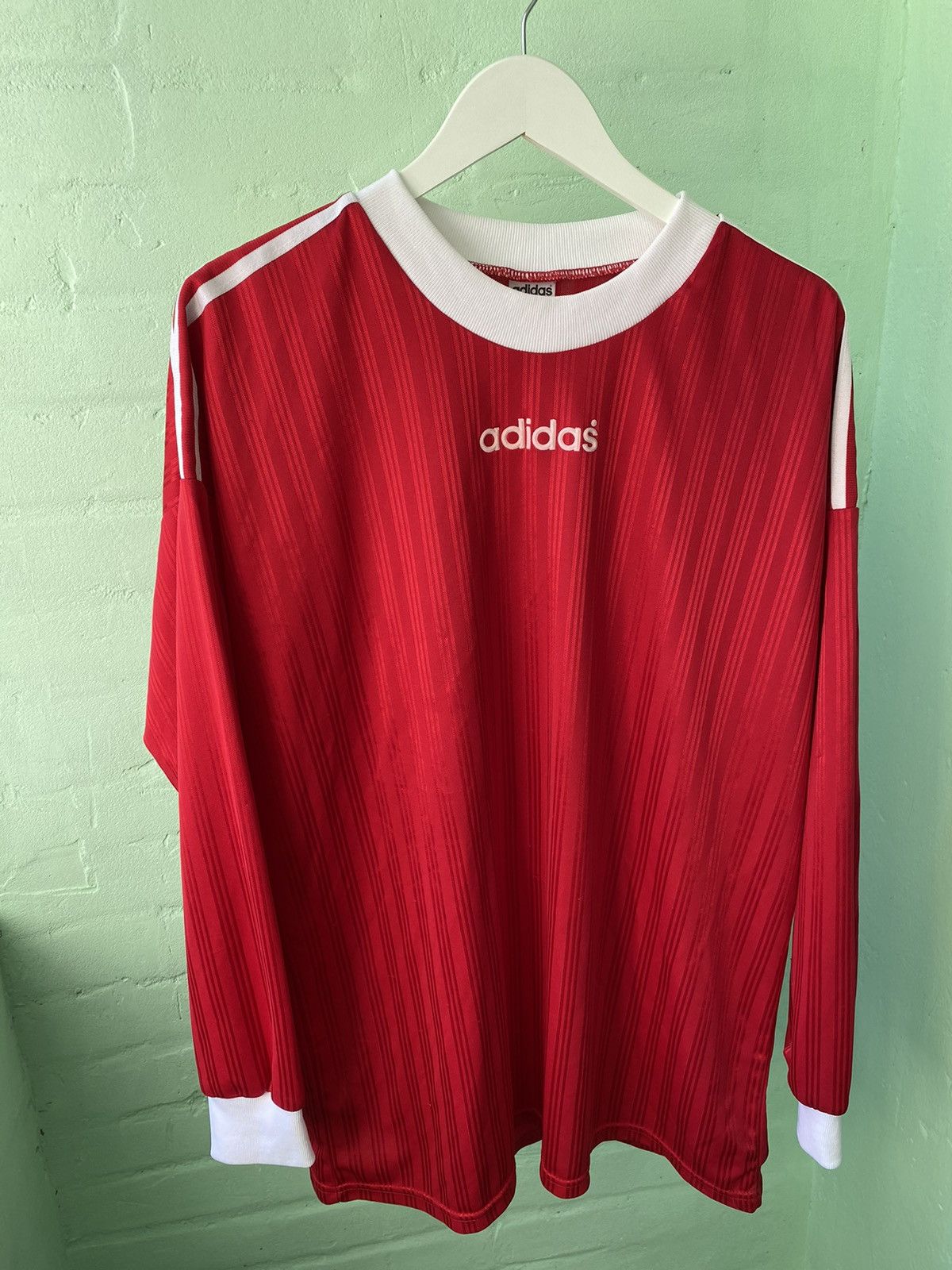 Adidas × Vintage Vintage Football Template Shirt Very Rare Number 5 Size US XL / EU 56 / 4 - 2 Thumbnail
