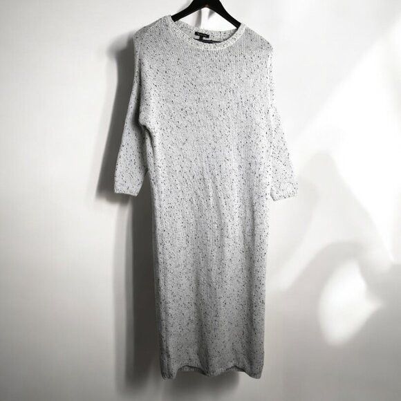 Massimo Dutti Massimo Dutti Marled Knit Crew Neck Sweater Dress Size M / US 6-8 / IT 42-44 - 1 Thumbnail