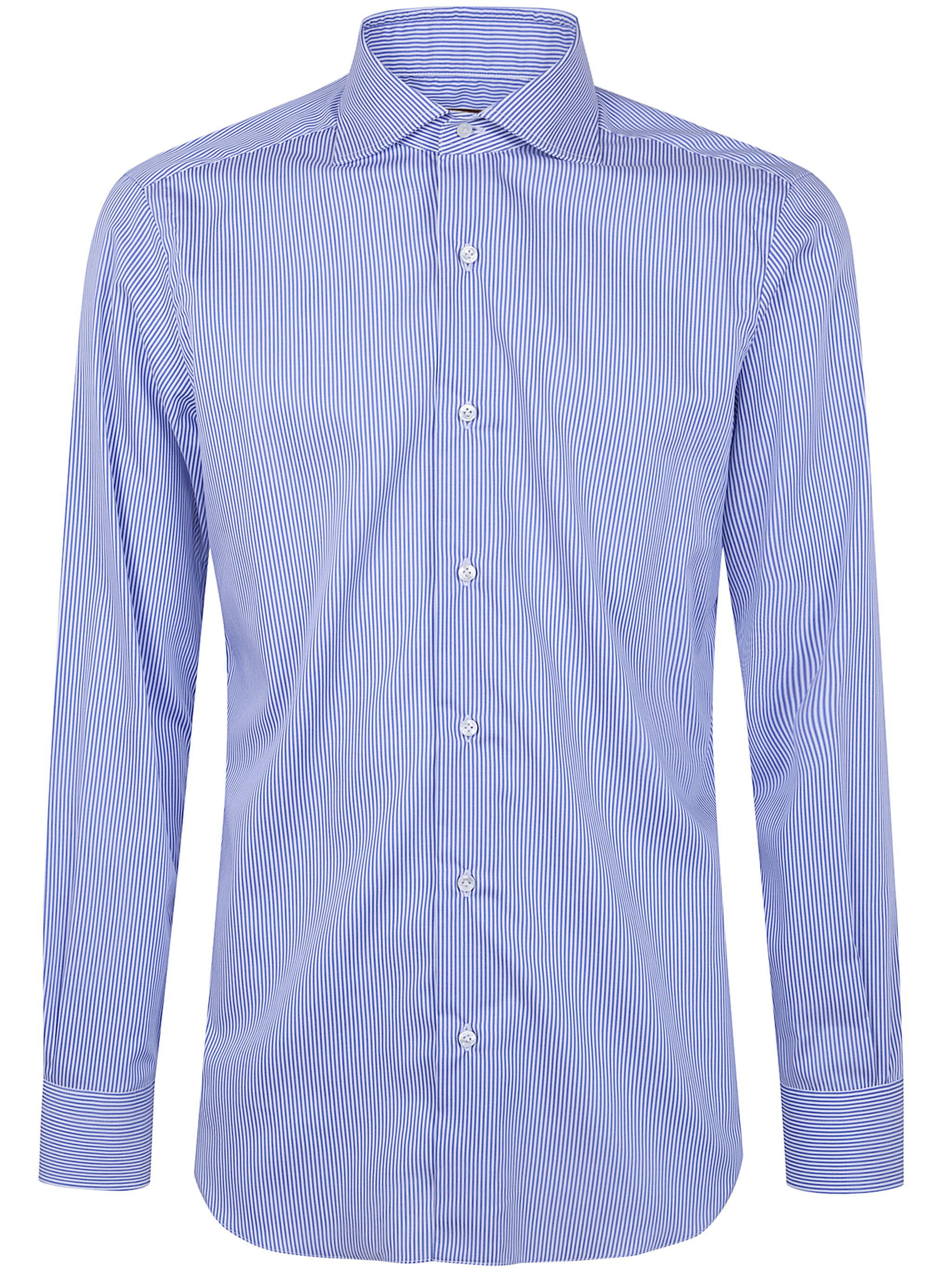Barba Napoli CLASSIC COTTON TWILL "STRIGHT BACCHETTA" SHIRT Size US M / EU 48-50 / 2 - 1 Thumbnail