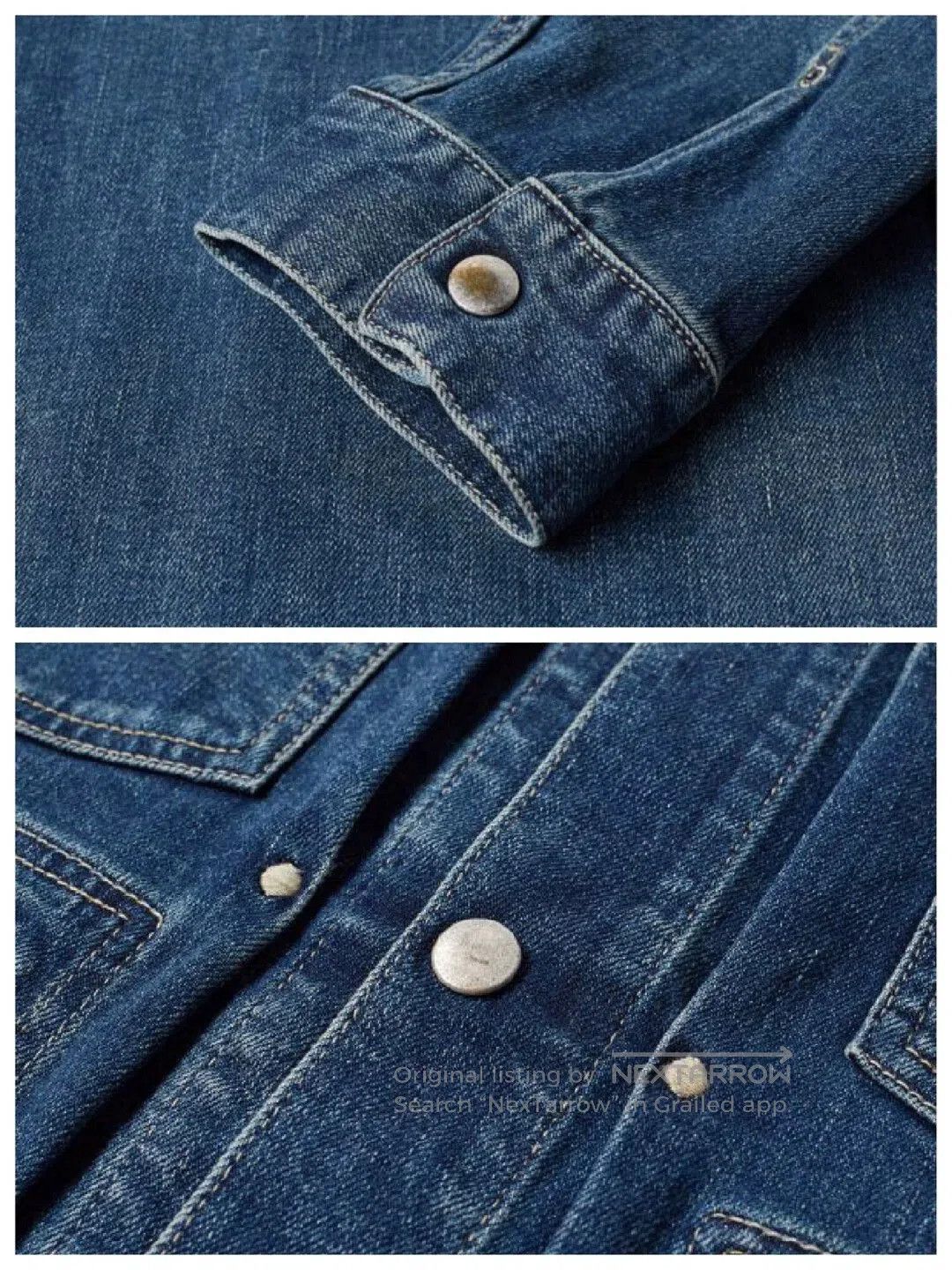 Neighborhood Blue Denim Jacket with Button Front - Size M. Size US M / EU 48-50 / 2 - 3 Thumbnail