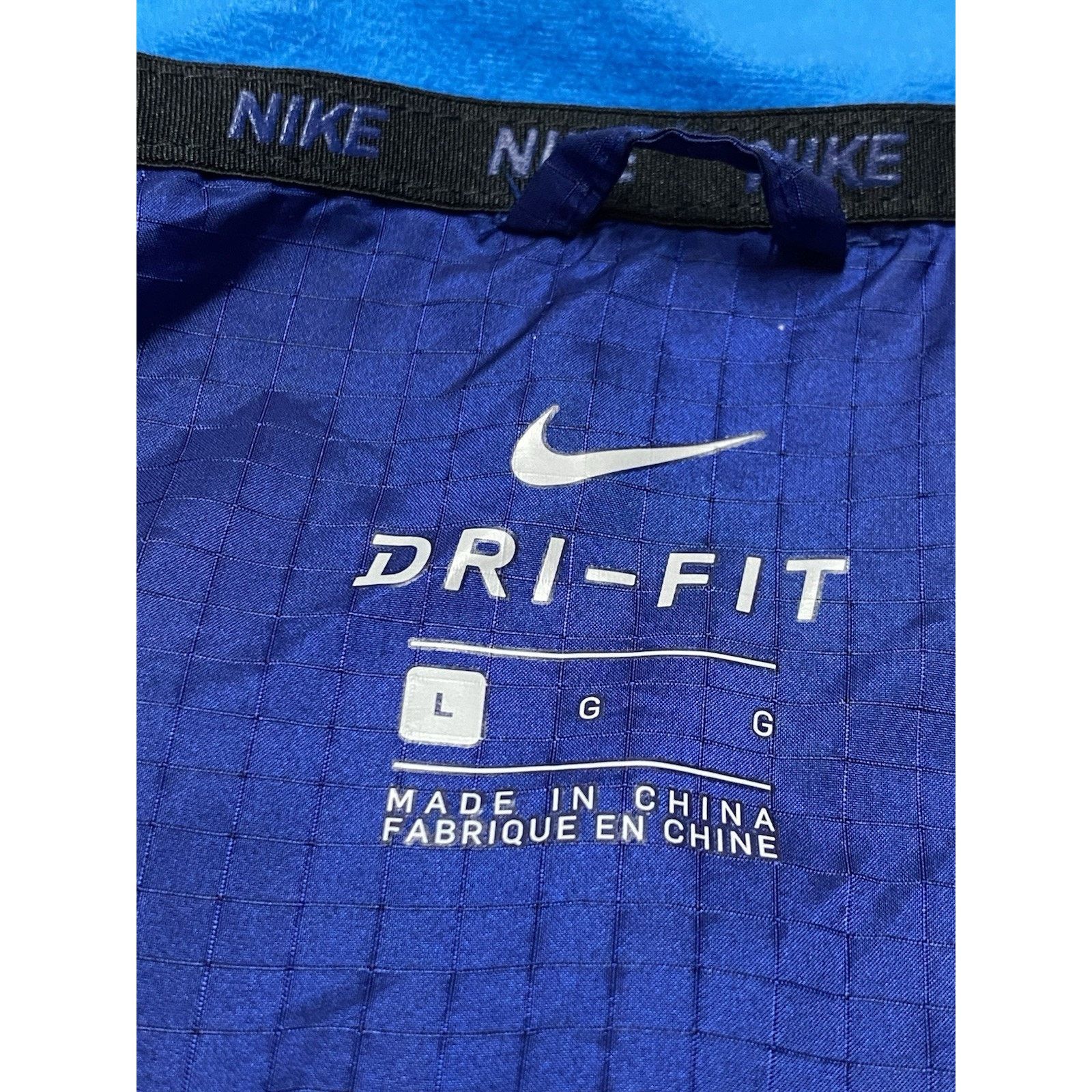 Nike Nike Dri-Fit Running Jacket Hooded Mens Size Large Blue Size US L / EU 52-54 / 3 - 5 Thumbnail