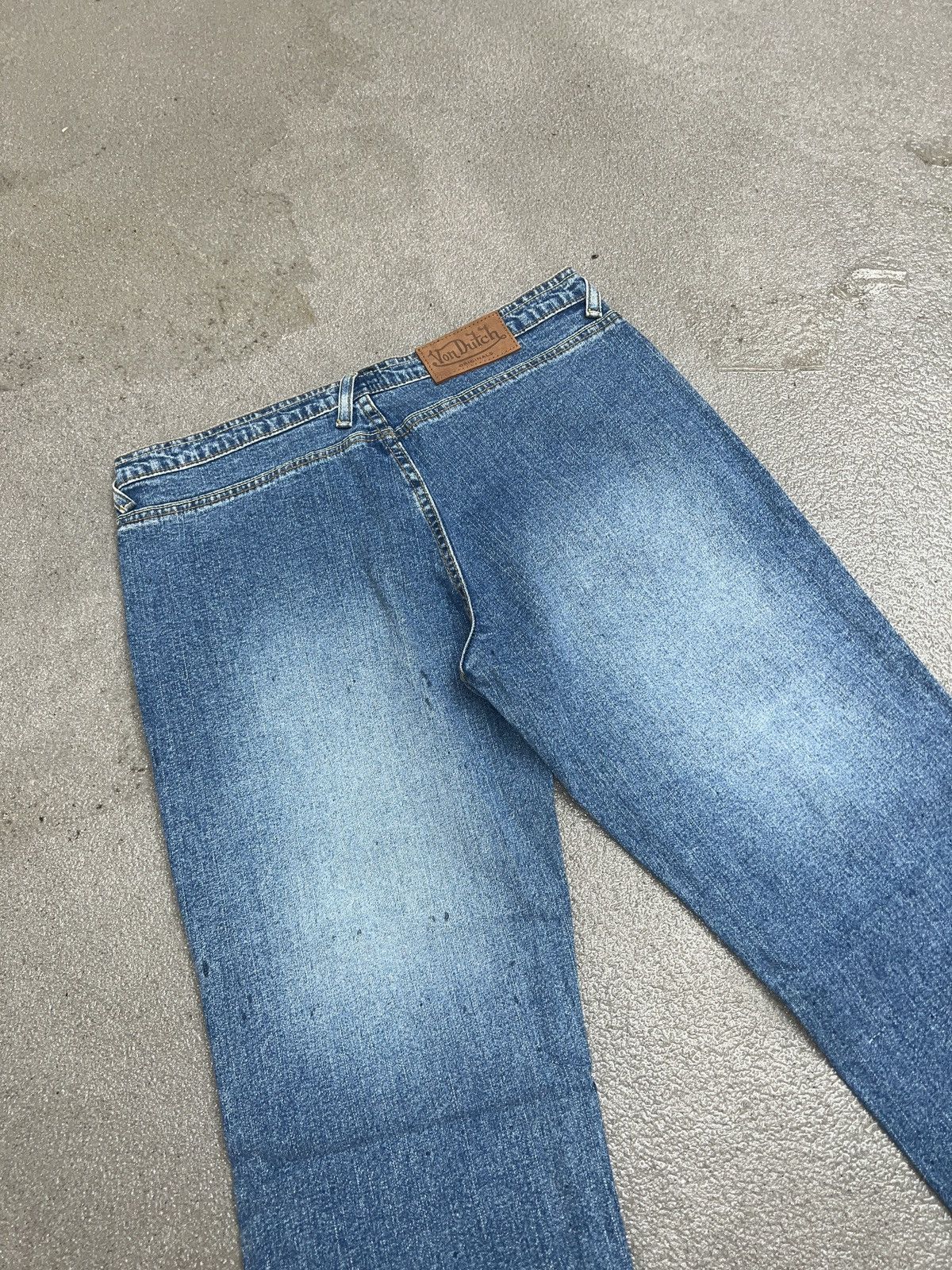 Vintage × Von Dutch Vintage y2k Von Dutch Big Print Sample Jeans Size 26" / US 2 / IT 38 - 5 Thumbnail