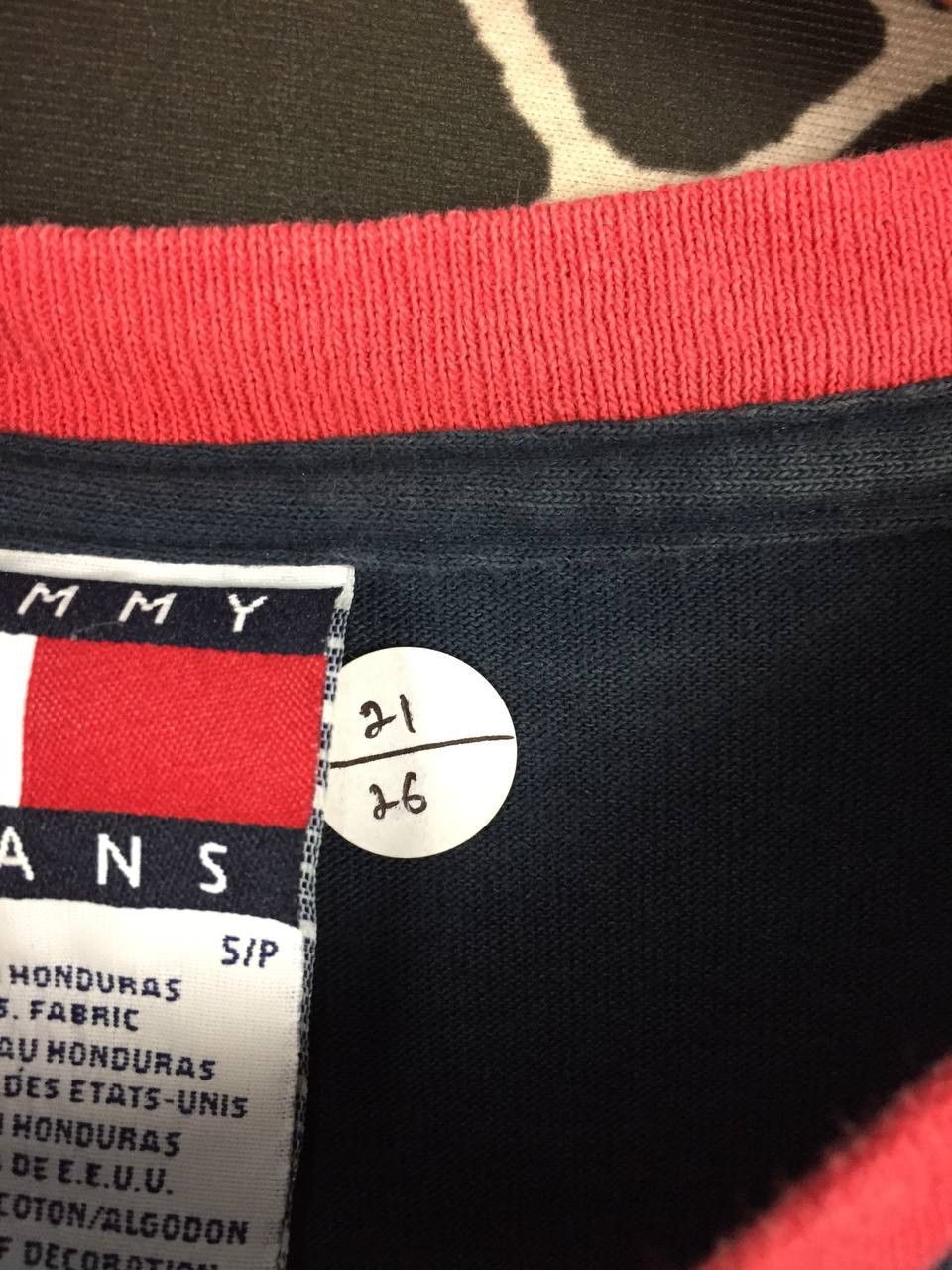 Tommy Hilfiger Vtg Tommy Hilfiger Tommy Jeans Retro Aesthetic Ringer Tee Size US S / EU 44-46 / 1 - 9 Thumbnail
