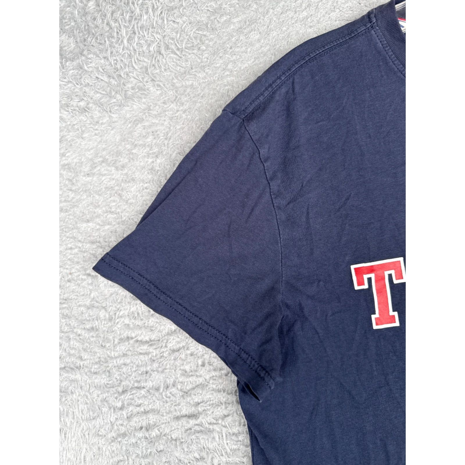 Tommy Hilfiger Tommy Hilfiger Jeans Shirt Adult Medium Blue Short Sleeve Crew Neck Cotton Logo Size US M / EU 48-50 / 2 - 3 Thumbnail