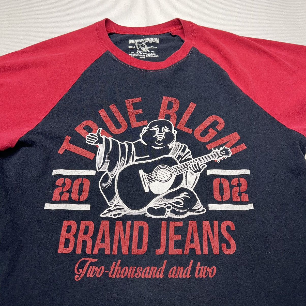 True Religion True Religion Tee Shirt Black Red Graphic Short Sleeve Jeans Size US M / EU 48-50 / 2 - 2 Thumbnail