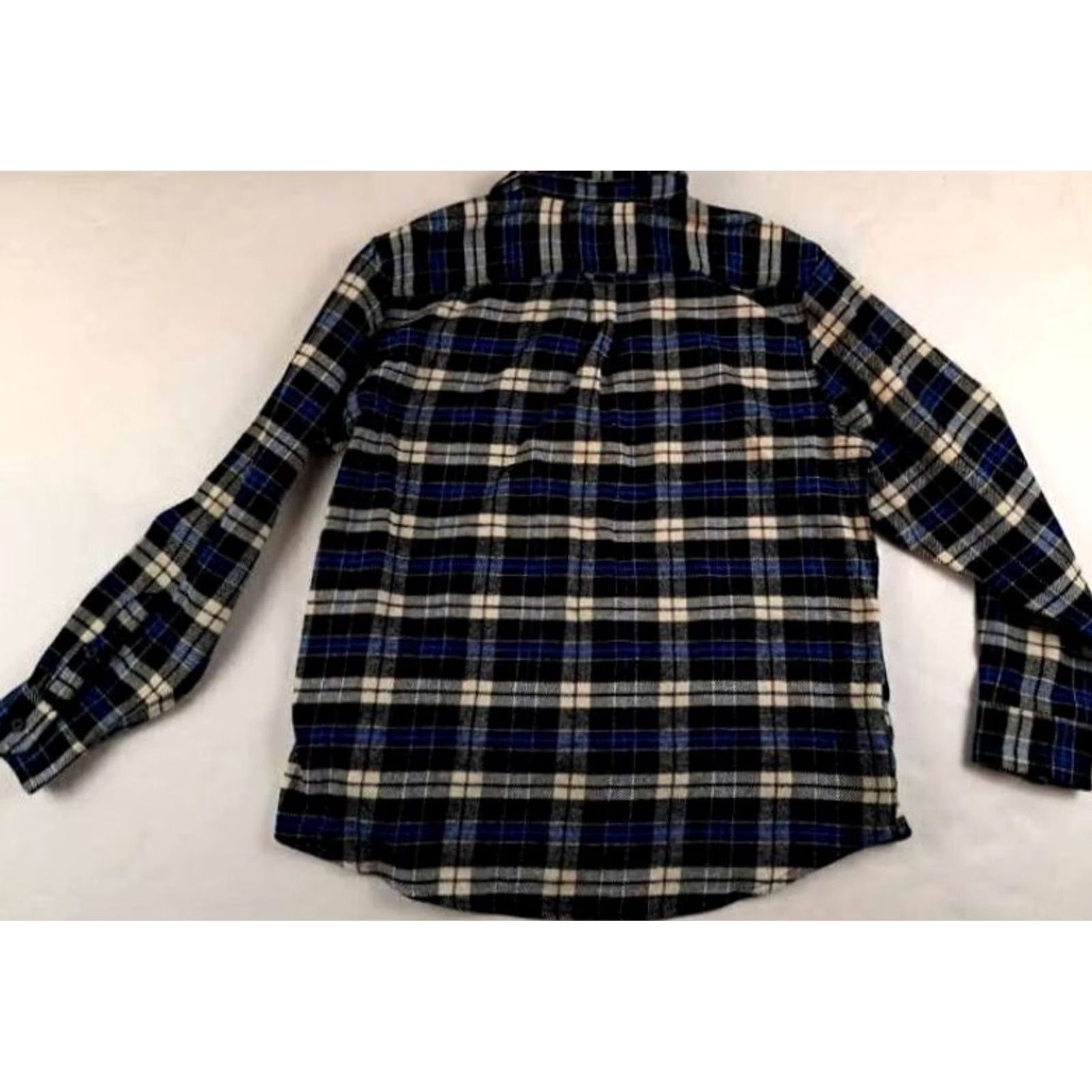 Orvis Vintage Orvis Blue Plaid Cotton Flannel XL Shirt - NWT Size US XXL / EU 58 / 5 - 5 Thumbnail