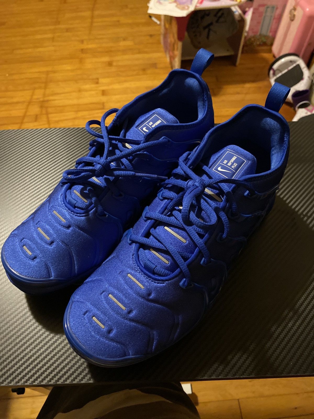 Nike Nike Air VaporMax Plus Game Royal Blue Metallic Silver Size US 10 / EU 43 - 1 Thumbnail