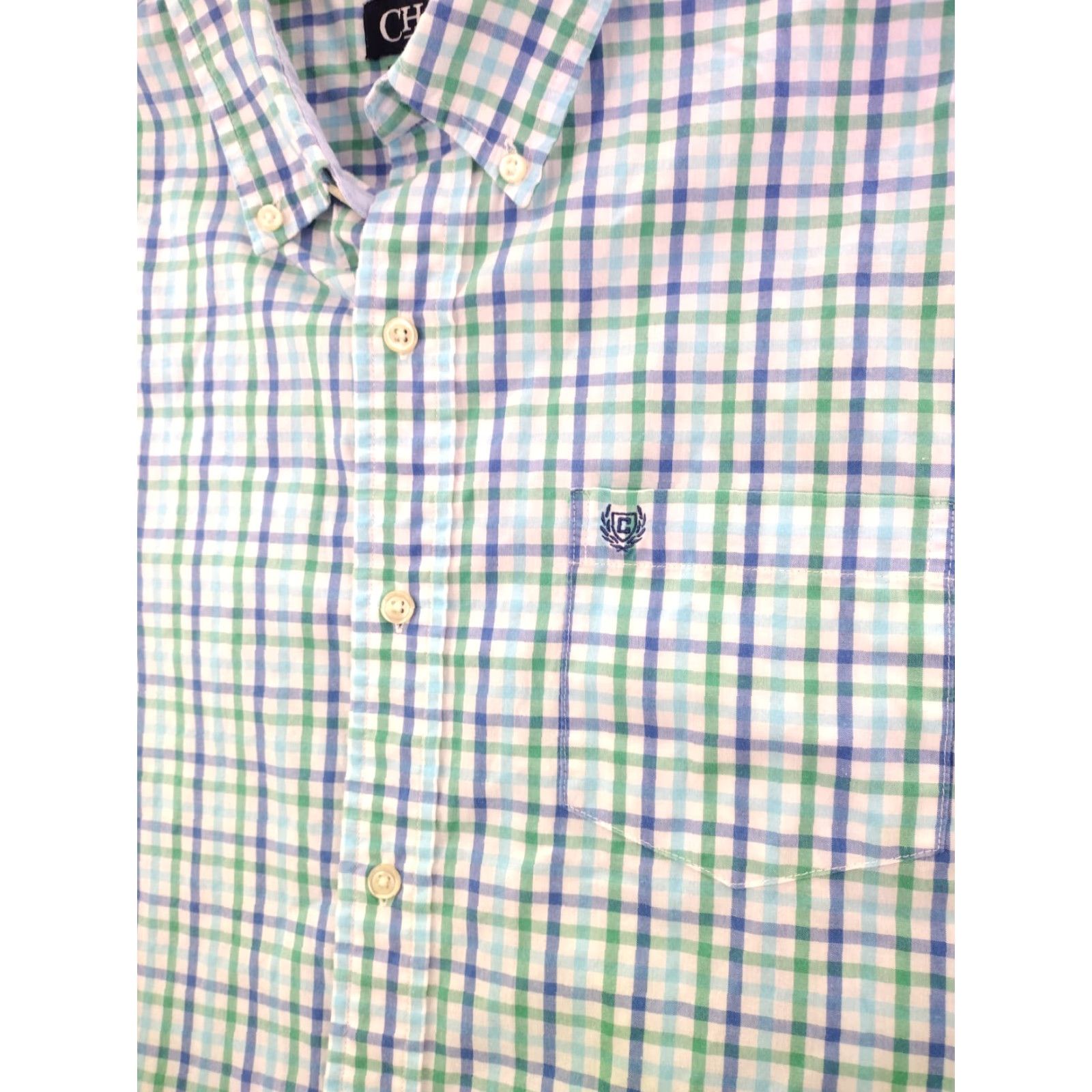 Chaps Chaps Shirt Mens XL Plaid Button-Down Multicolor Colorful Classic Size US XL / EU 56 / 4 - 2 Thumbnail