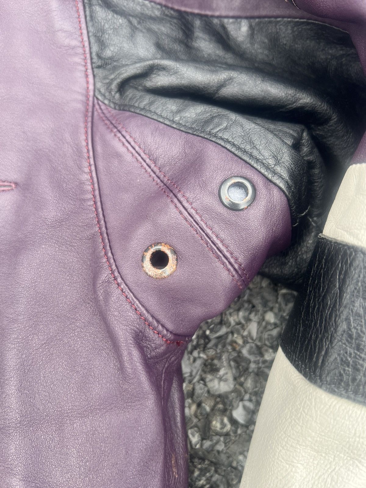 Designer × Vintage Vintage Plymouth Prowler Lamb Leather All Embroidered Jacket Size US M / EU 48-50 / 2 - 5 Thumbnail