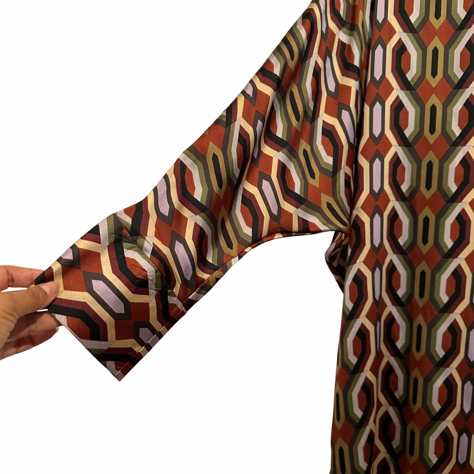 Other ✨By Design Size XS Women's Geometric Pattern Hi-Low Tunic Dr Size XS / US 0-2 / IT 36-38 - 4 Thumbnail
