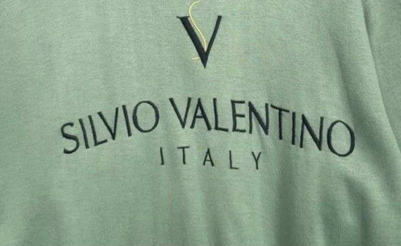 Valentino Vintage Silvio Valentino Green Sweatshirt Valentino Crewneck Size US M / EU 48-50 / 2 - 4 Thumbnail