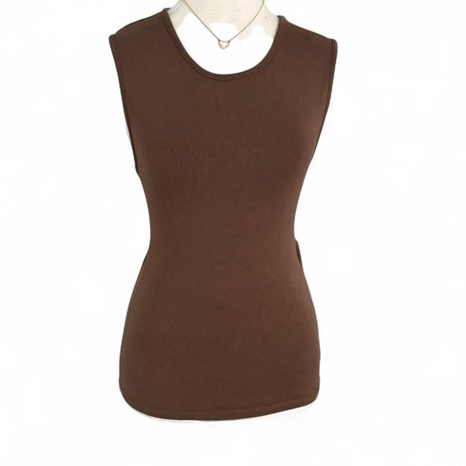 Zara Zara Brown Fitted Full Length Casual Open back size large Size L / US 10 / IT 46 - 1 Thumbnail
