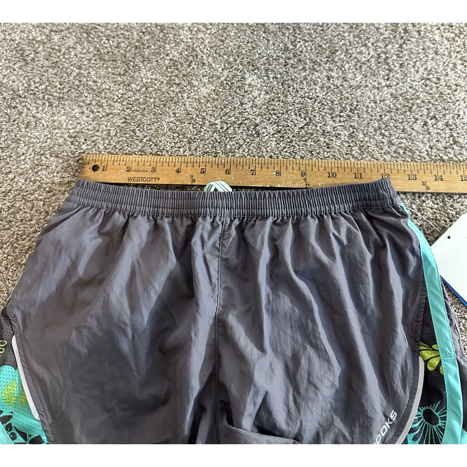Brooks brooks hvac synergy shorts womens Size Xs Gray Blue Cool Size 25" / US 0 / IT 36 - 5 Thumbnail