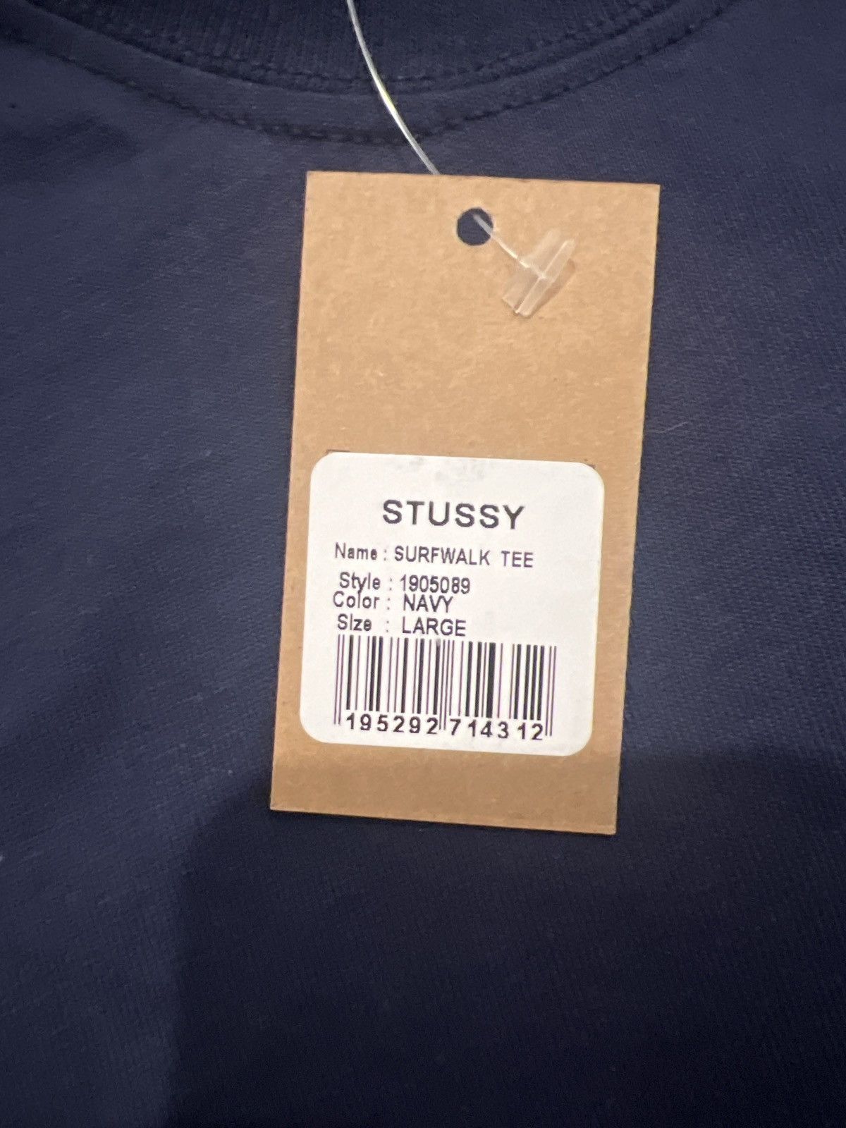 Stussy Stussy Surfwalk Navy Tee Large Size US L / EU 52-54 / 3 - 5 Thumbnail