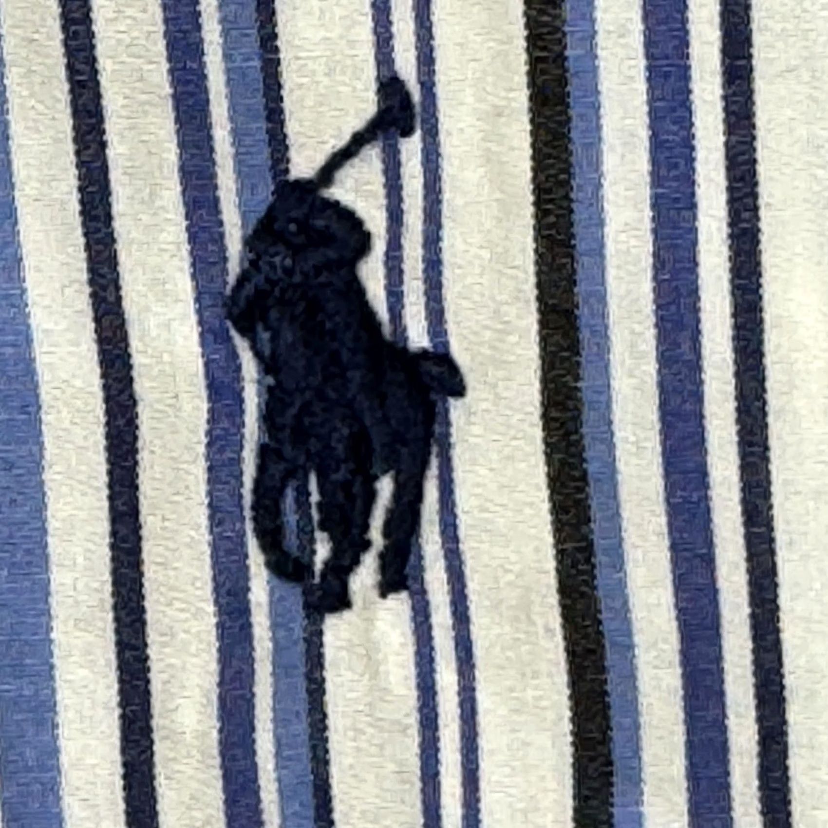 Ralph Lauren Ralph Lauren Shirt Mens XL Blue Striped Button-Down Custom Fit Short Sleeve Pony Size US XL / EU 56 / 4 - 7 Thumbnail