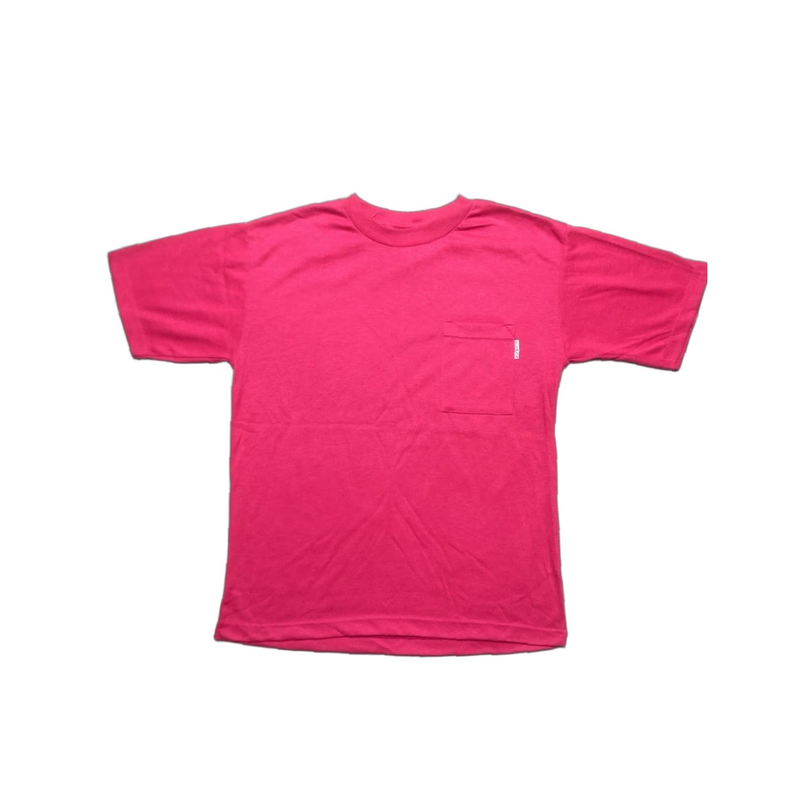 Pinko VINTAGE 80s pocket T-Shirt Men M & M Pink Poly Cotton Boxy Adult Medium Size US M / EU 48-50 / 2 - 1 Thumbnail