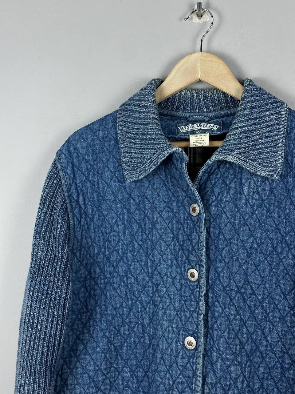 Vintage Vintage Blue Willi’s Nautical Knit Sweater Sailboat Denim Size US XXL / EU 58 / 5 - 3 Thumbnail