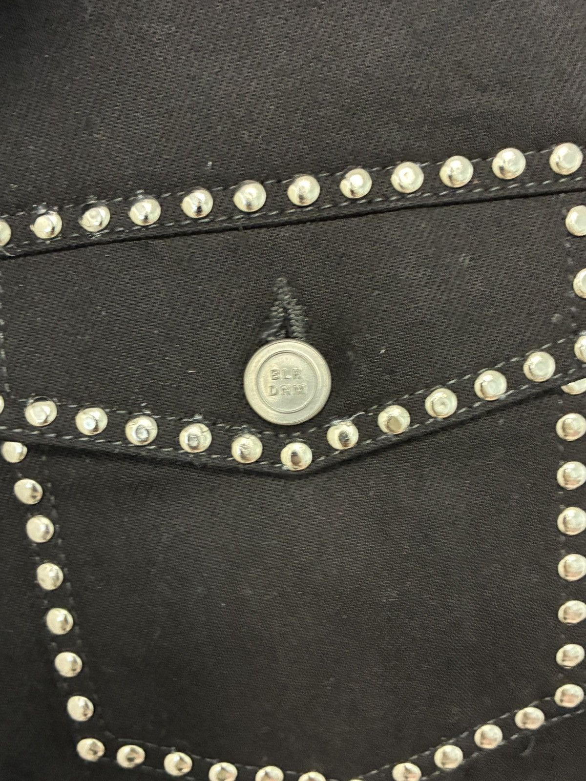 Blk Dnm Denim studded jacket 75 size EU 46 USA 36 medium Size US S / EU 44-46 / 1 - 10 Thumbnail