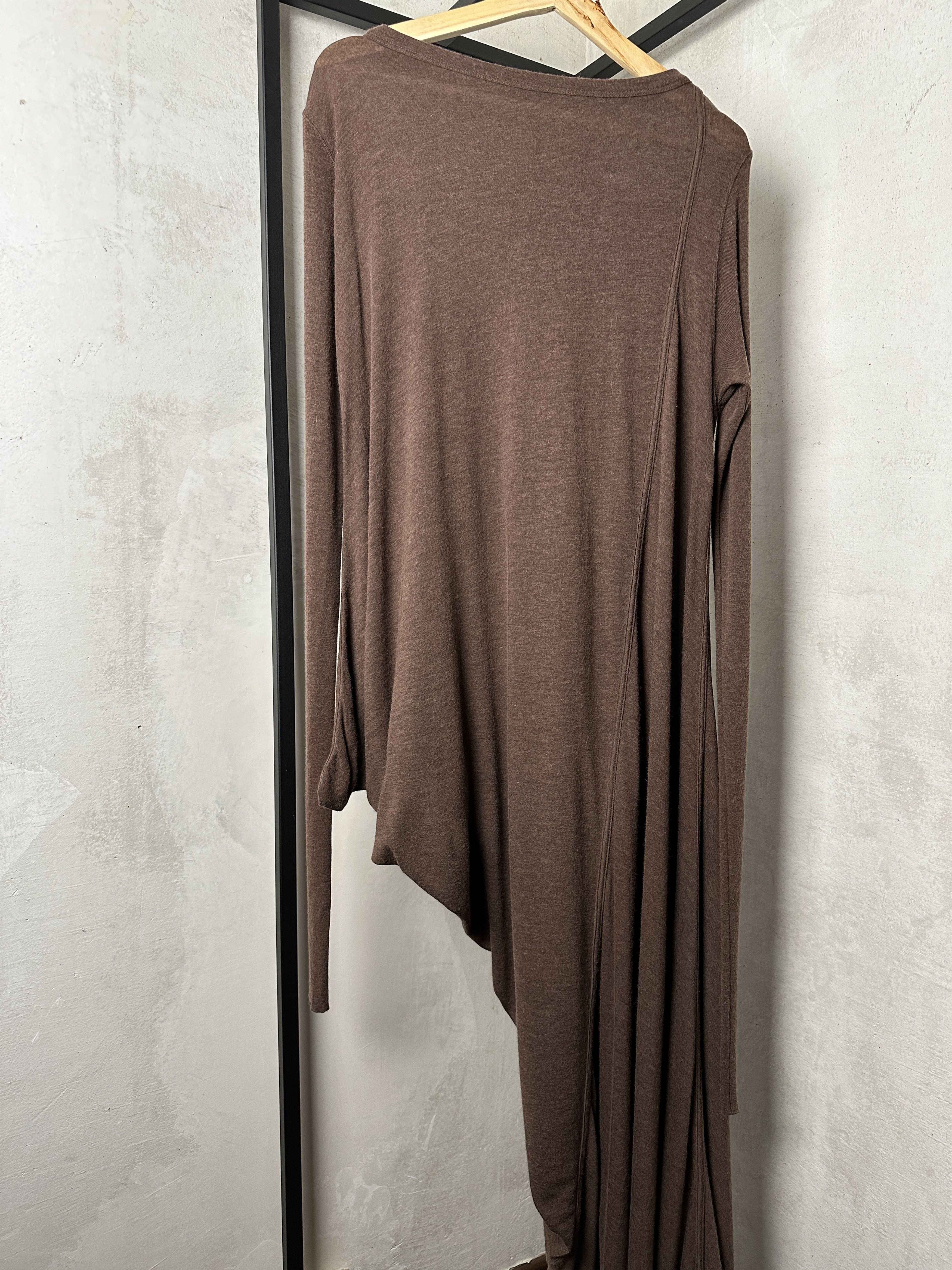 Rick Owens Rick Owens Lilies FW16 Macassar Wool Drape Maxi Dress Size S / US 4 / IT 40 - 2 Thumbnail